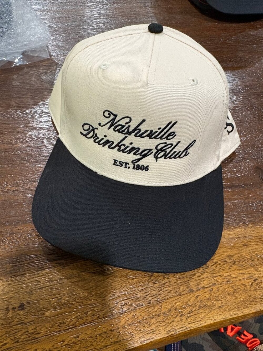 OTTO Snap Back Baseball Hat Cap  Nashville Drinking Club Est 1806
